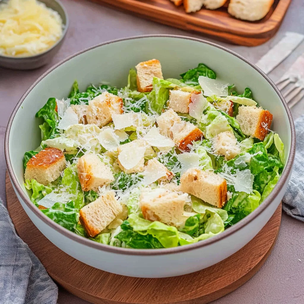 Caesar Salad - ohne Ei & Sardellen