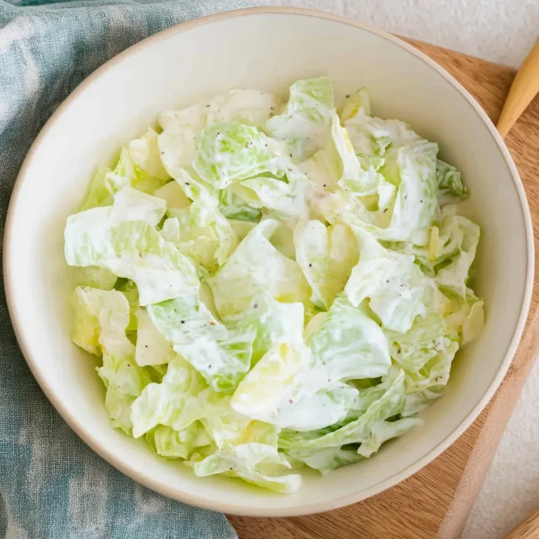 Eisbergsalat-Dressing mit Schmand und Zitrone