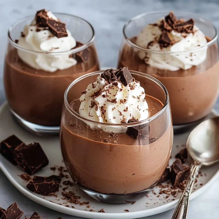 Mousse au Chocolat ohne Ei