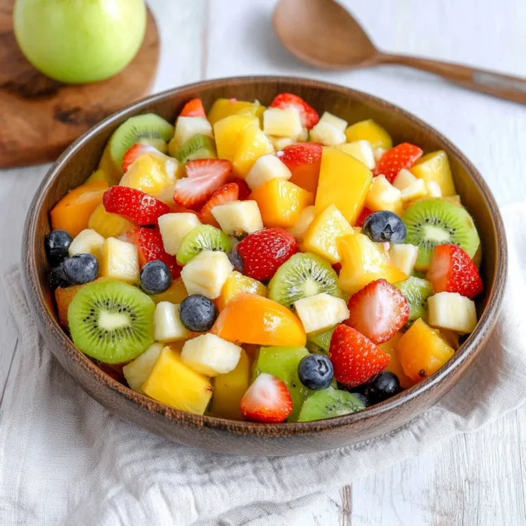 Obstsalat selber machen (schnelles Rezept)