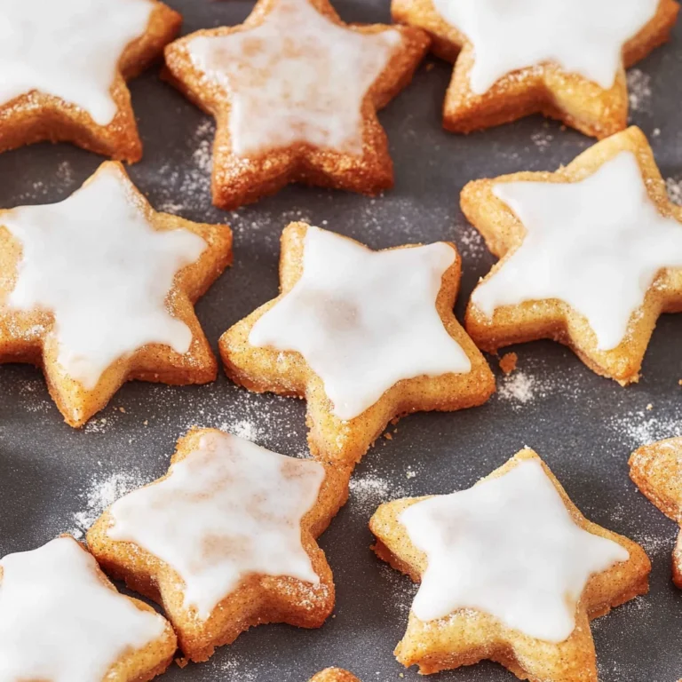 Omas Zimtsterne Rezept - ganz weich & einfach backen