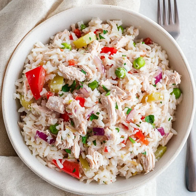 Reissalat mit Thunfisch & Paprika – so einfach