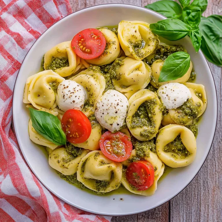 Tortellini Salat mit Pesto (schnelles Rezept)